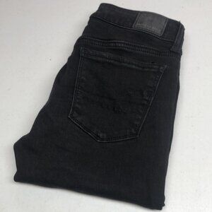 LIKE NEW AMERICAN EAGLE BLACK SKINNY JEANS 2/26x26 🦅